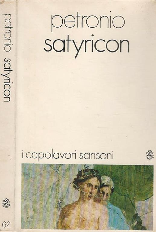 Satyricon - Arbitro Petronio - copertina