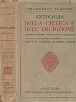 Antologia della critica e dell'erudizione vol. II Dall'età classica ai nostri giorni