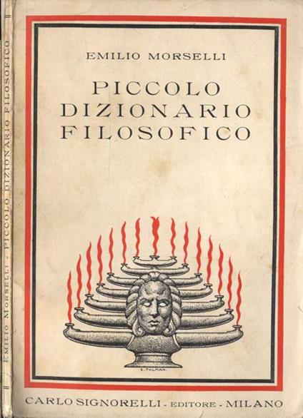Piccolo dizionario filosofico - Emilio Morselli - copertina