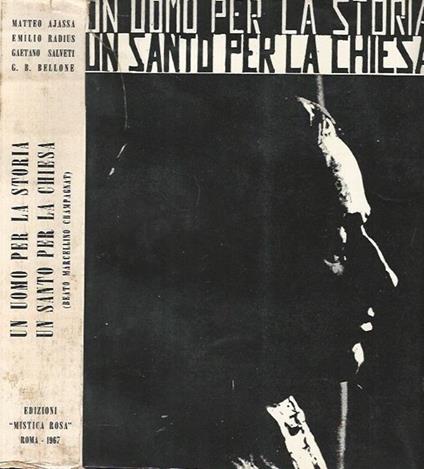 Un uomo per la Storia, un Santo per la Chiesa (Beato Marcelino Champagnat) - copertina