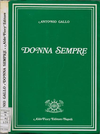 Donna sempre - Antonio Gallo - copertina