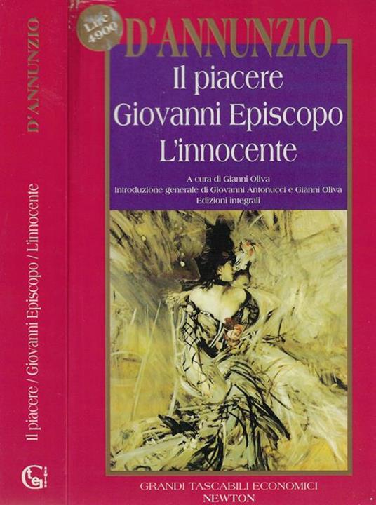 Il piacere - Gabriele D'Annunzio - copertina