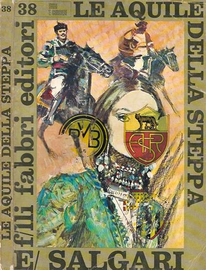 Le aquile della steppa - Emilio Salgari - copertina