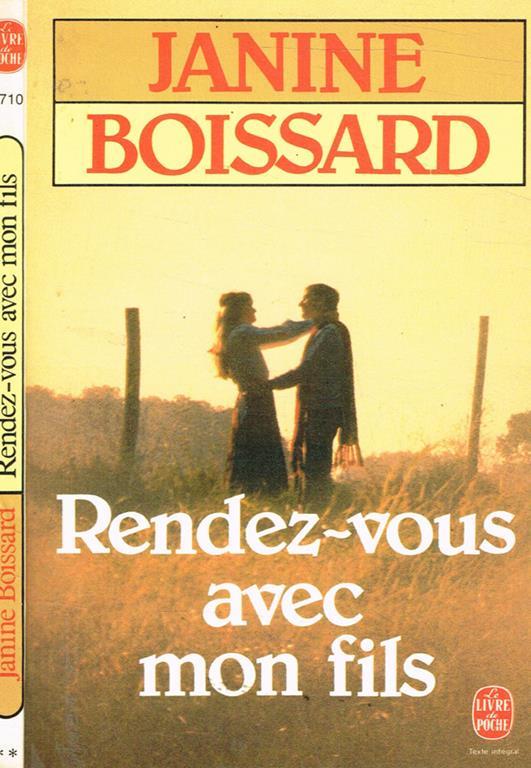 Rendez-vous avec mon fils - Janine Boissard - copertina