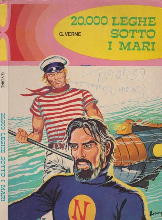 20.000 leghe sotto i mari - Jules Verne - copertina