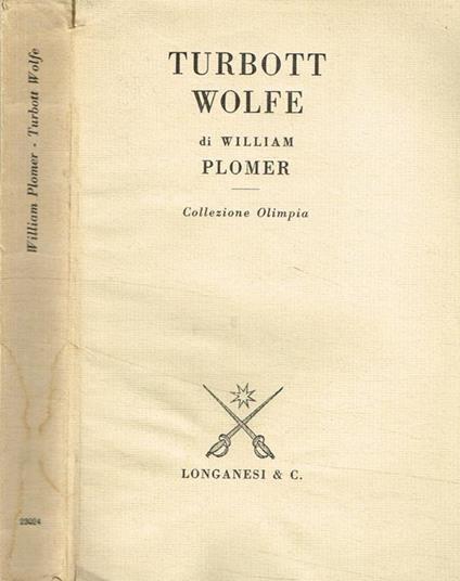 Turbott Wolfe - William Plomer - copertina