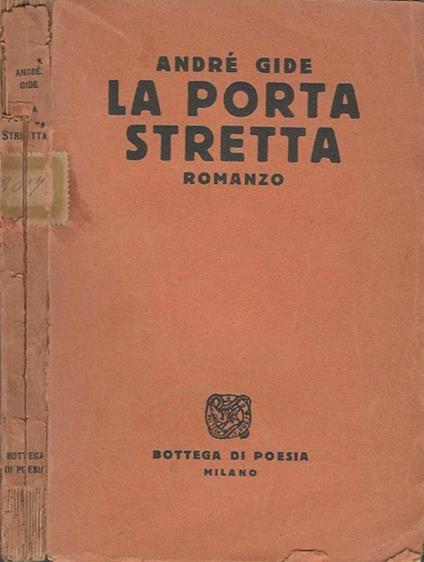 La porta stretta - André Gide - copertina