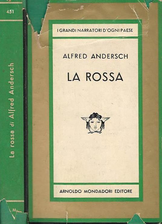La rossa - Alfred Andersch - copertina