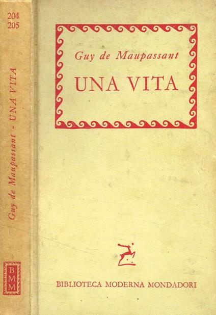 Una vita - Guy de Maupassant - copertina