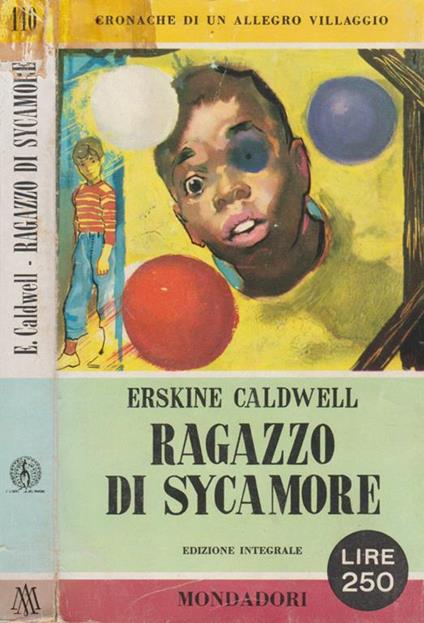 Ragazzo di Sycamore - Erskine Caldwell - copertina