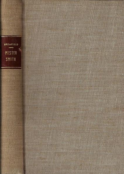 Mister Smith - Louis Bromfield - copertina