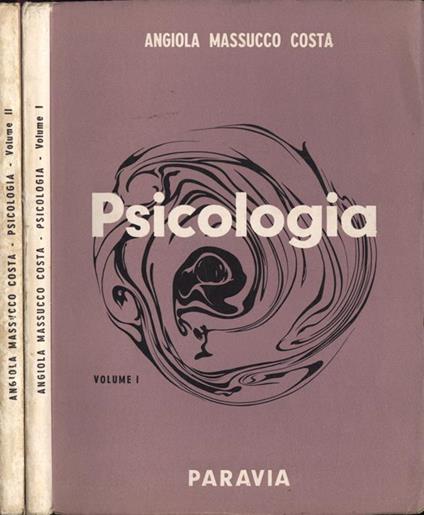 Psicologia Vol. I - II - Angiola Massucco Costa - copertina