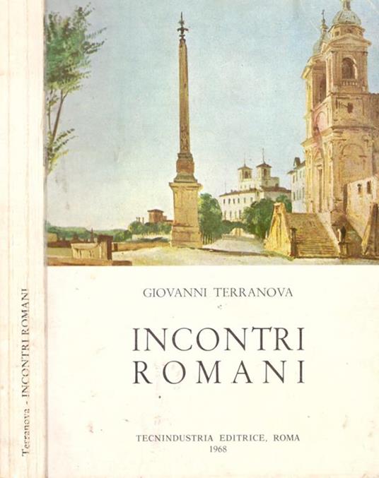 Incontri Romani - Giovanni Terranova - copertina