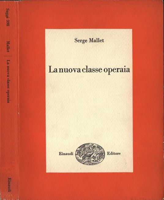 La nuova classe operaia - Serge Mallet - copertina