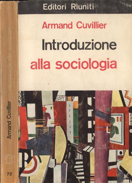 Introduzione alla sociologia - Armand Cuvillier - copertina