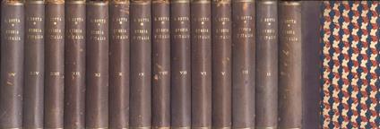Storia d' Italia Tomo I - II - III - V - VI - VII - VIII - IX - X - XI - XII - XIII - XIV - XV - Carlo Botta - copertina