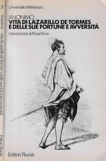 Vita di Lazarillo de Tormes e delle sue fortune e avversità - copertina