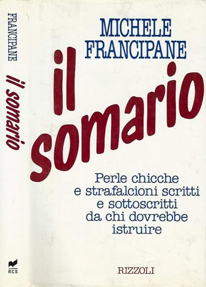 Il somario - Michele Francipane - copertina