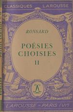Poesies choisies II (1560-1585)