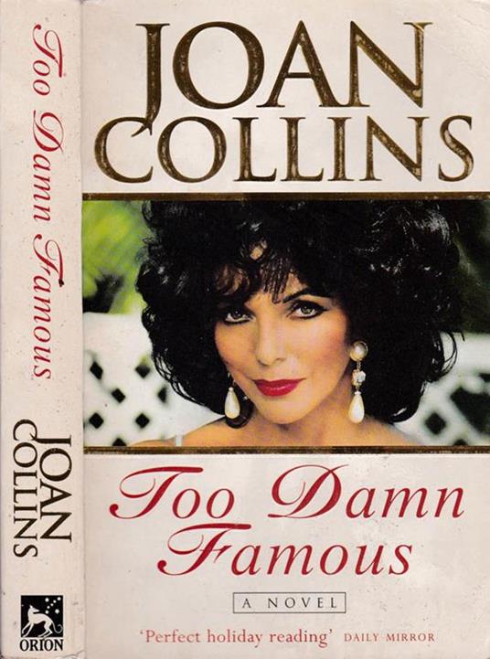 Too Damn Famous - Joan Collins - copertina