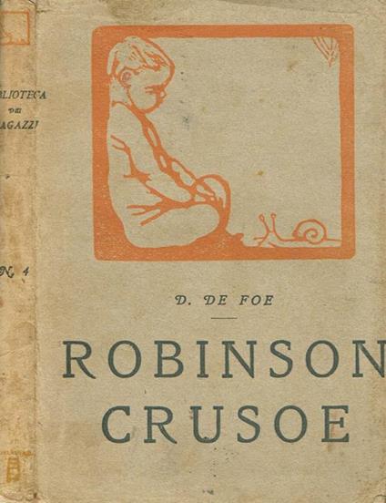 Robinson crusoe (vol.i) - Daniel Defoe - copertina