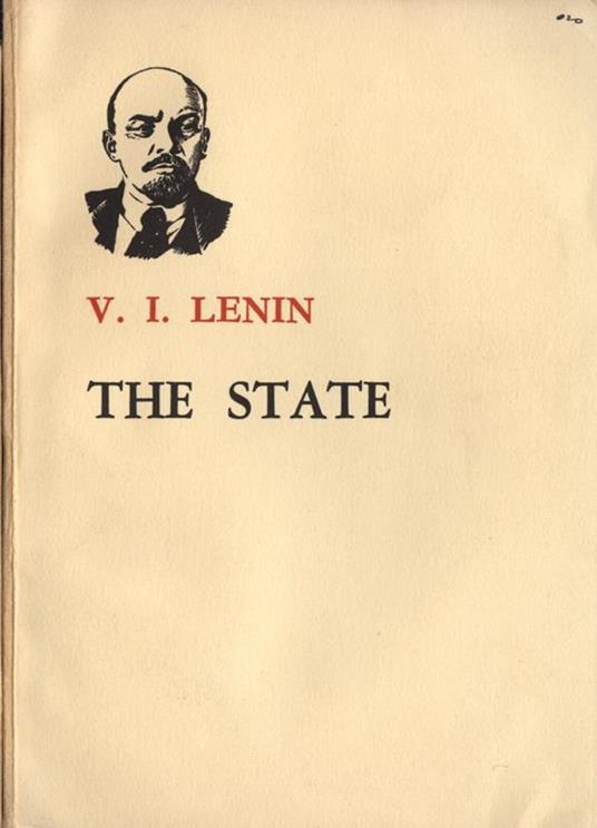 The State. Lectures delivered at Sverdlov University-July 1919 - Lenin - copertina