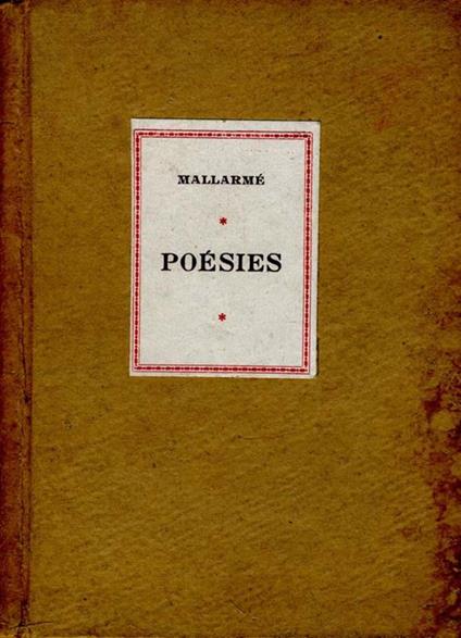 Poesies - Stéphane Mallarmé - copertina