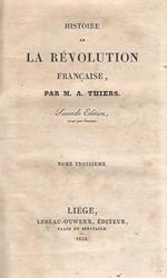 Histoire de la révolution francaise, tome troisiéme