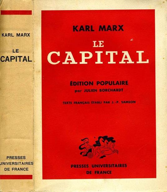 Le Capital - Karl Marx - copertina