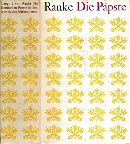 Die Romischen Papste. in die letzten vier jahrunderten - Leopold von Ranke - copertina