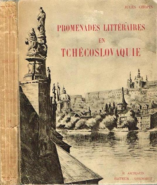 Promenades litteraires en tchecoslovaquie - Jules Chopin - copertina