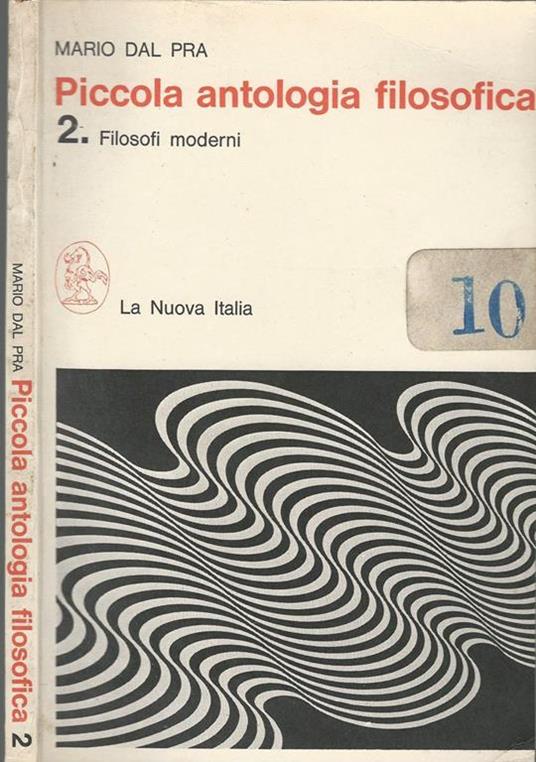 Piccola antologia filosofica. 2. Filosofi Moderni - Mario Dal Pra - copertina
