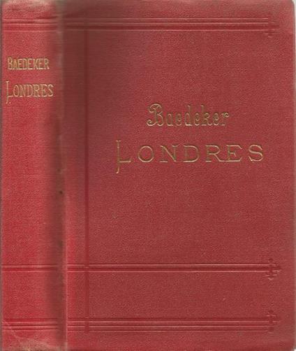 Londres et ses Environs - Karl Baedeker - copertina