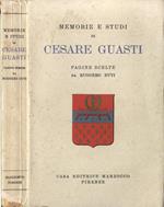Memorie e studi di Cesare Guasti