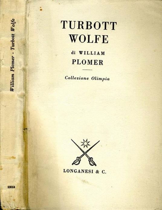 Turbott Wolfe - William Plomer - copertina
