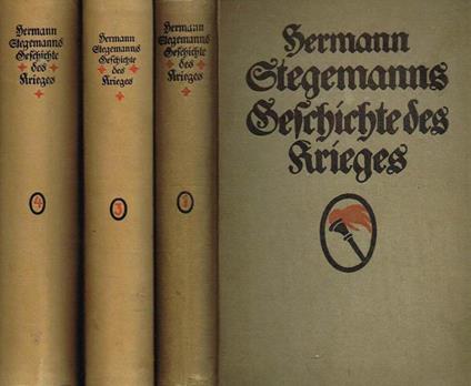 Geschichte des krieges (vol. I III iv) - Hermann Stegemanns - copertina