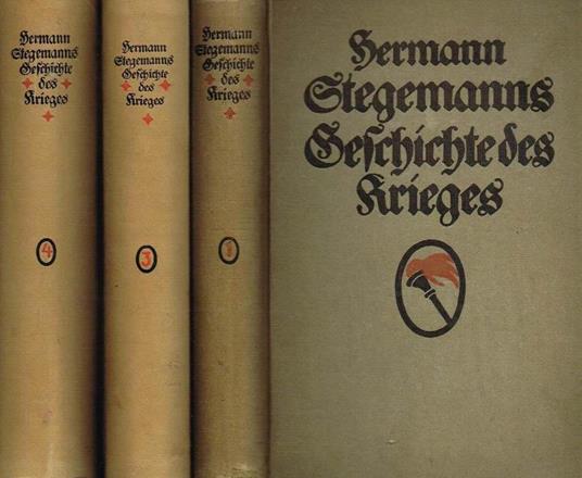 Geschichte des krieges (vol. I III iv) - Hermann Stegemanns - copertina