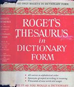 Roget's Thesaurus of the English Language in Dictionary Form