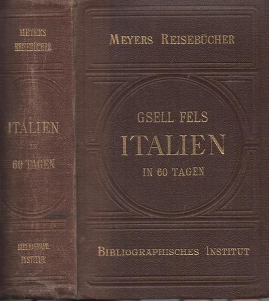 Italien. Traveller's Handbook - Meyers Reisebucher - copertina