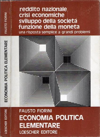 Economia politica elementare - Fausto Fiorini - copertina