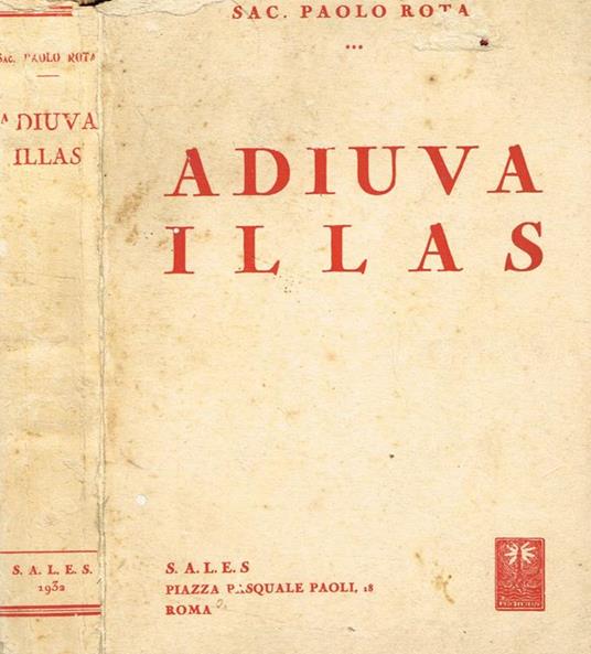 Adiuva illas - Paolo Rota - copertina