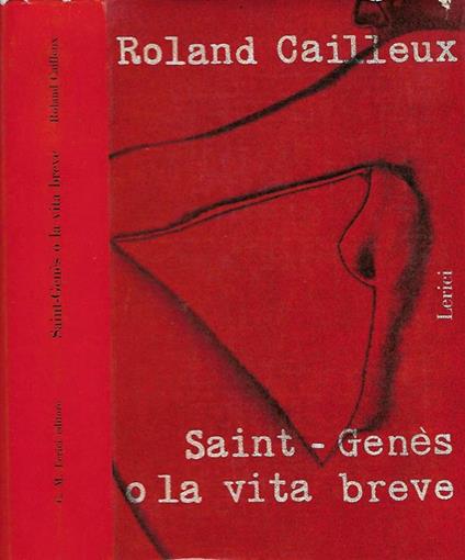 Aint-genes o la vita breve - Roland Cailleux - copertina