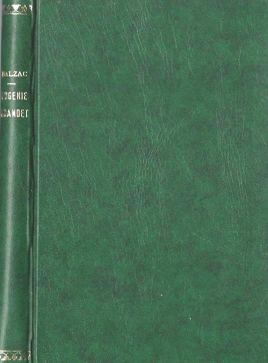 Eugenié Grandet - Honoré de Balzac - copertina