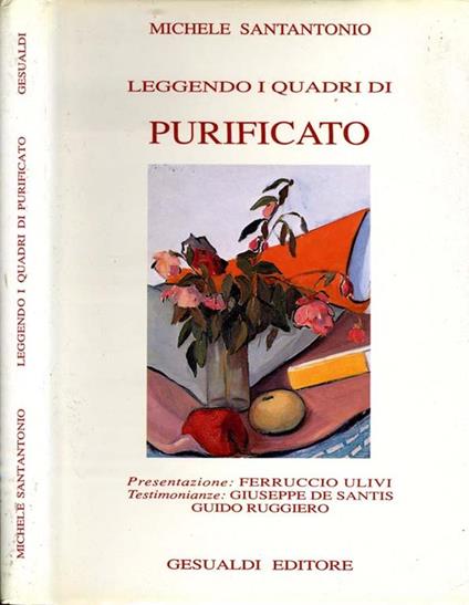 Leggendo I Quadri di Purificato - Michele Santantonio - copertina