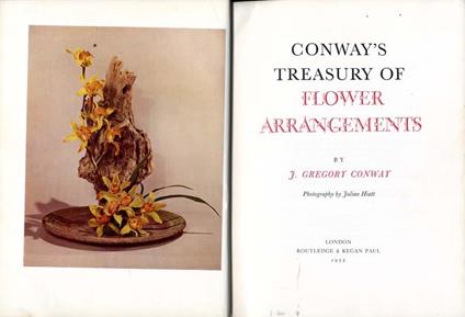 Conway'S Treasury of Flower Arrangements - J. Gregory Conway - copertina