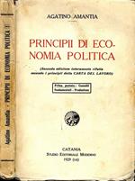 PrincipII di Economia Politica. Prima puntata: concetti fondamentali-prodzione