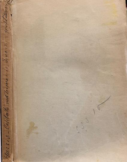 Celibato, Matrimonio, Divorzio e Prostituzione - G. Harris - copertina