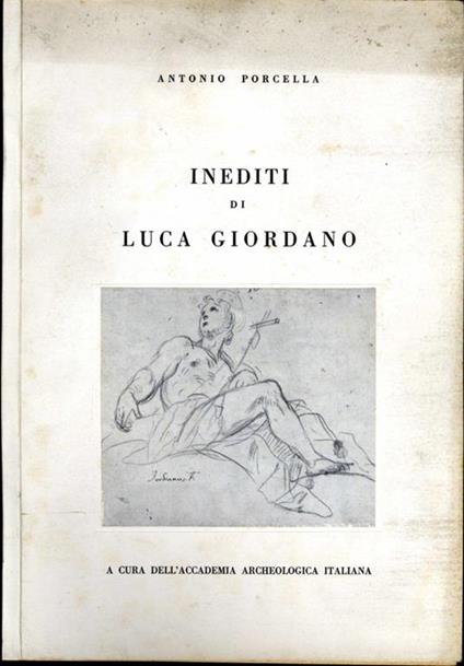 Inediti di Luca Giordano - Antonio Porcella - copertina