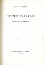 Giuseppe Paratore. Appunti per una biografia