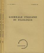 Giornale Italiano Di Filologia N.S. Anno Xii